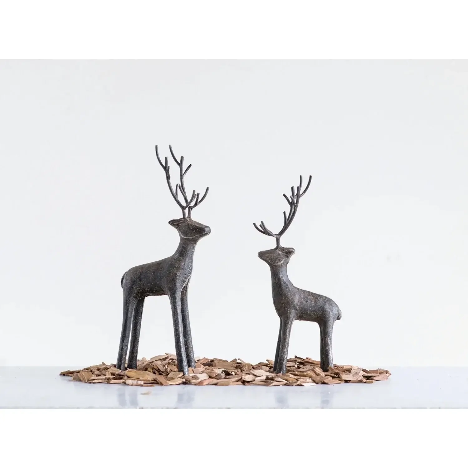 CCO Sm Cast Iron Standing Deer 11.75&quot;