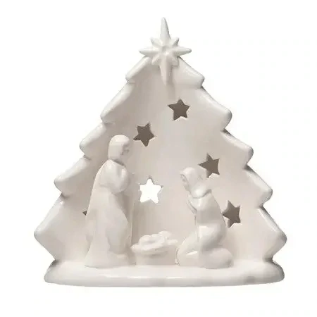 CCO Stoneware Holy Family W Tree