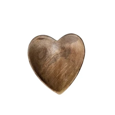 Cco 4.5x4 Heart Tray Mango Wood