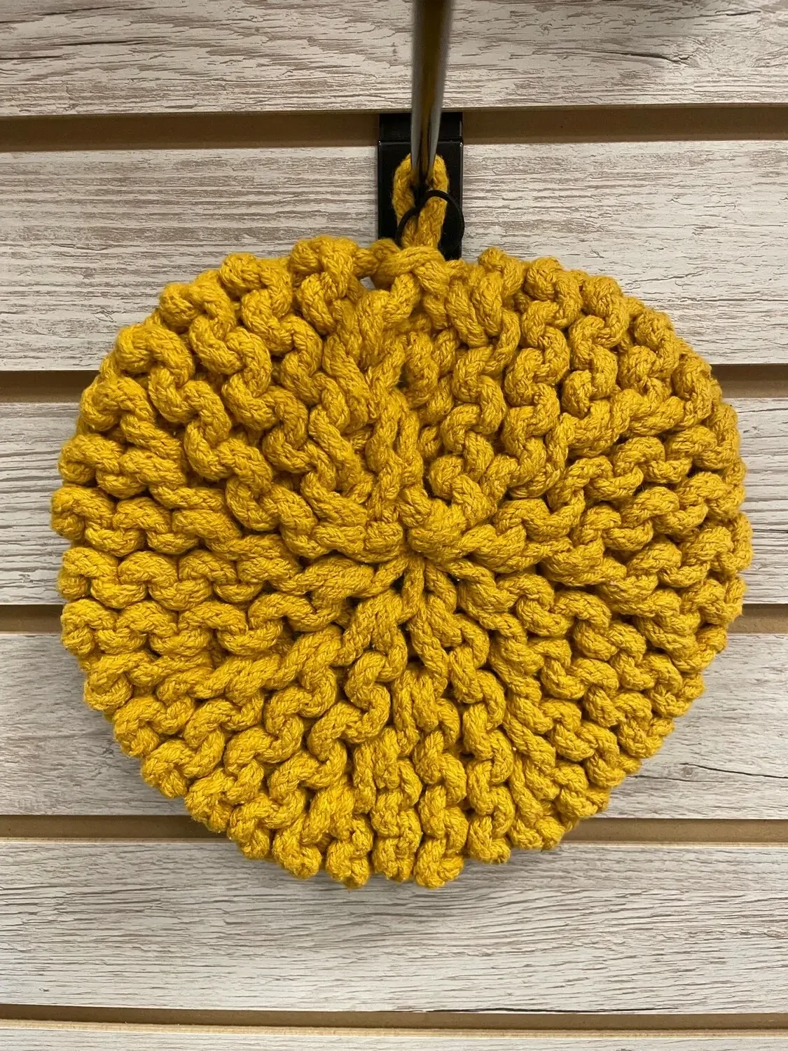 Cco Mustard Round Pot Holder