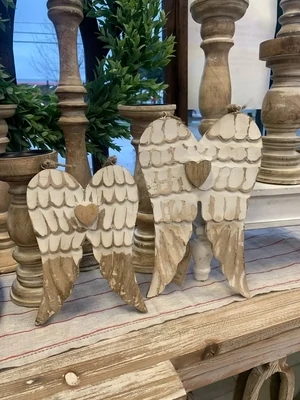 Ger Large Heart Wings 12x7.5