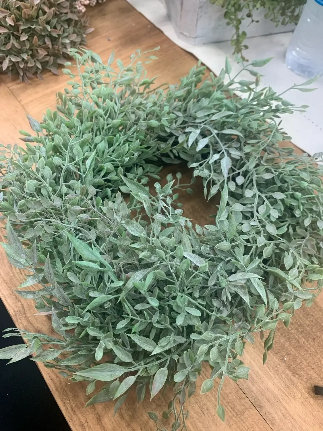 Lan 6/14&quot; Mixed Sage Candle Ring