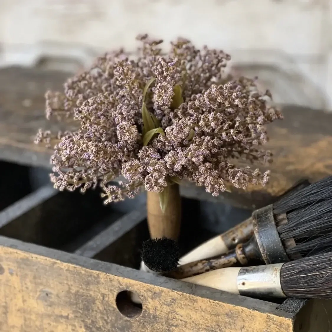 Lan 9&quot; Lush Bursting Astilbe Half Sphere