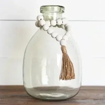 Pdg 17&quot; Washed Bead With Tassle