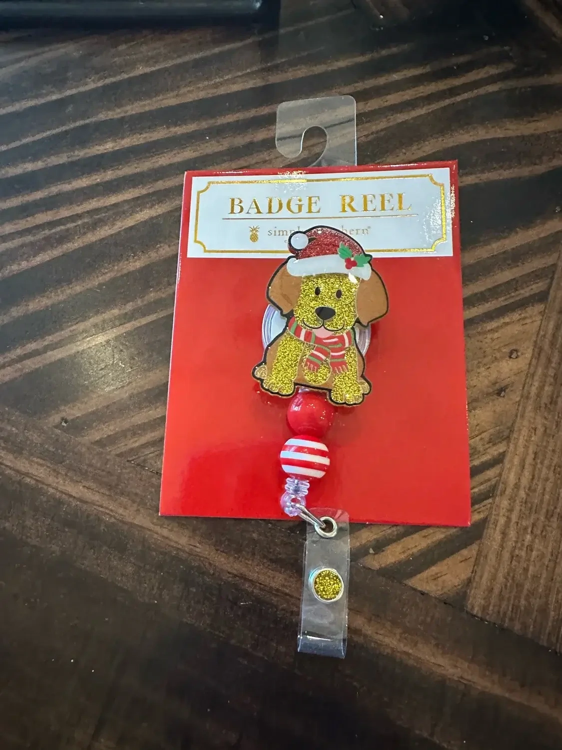 SS Badge Reel Hol Puppy