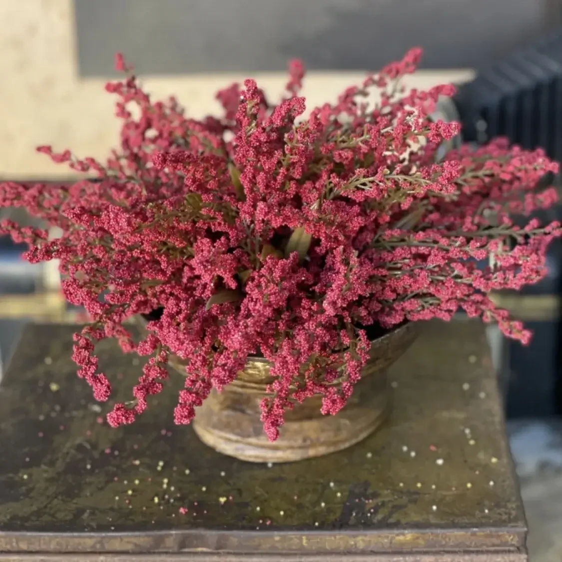 Lan 10.5&quot; Red Fall Heather Half Sphere