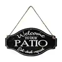 WT Patio Welcome Sign 23.6x12.4x.4