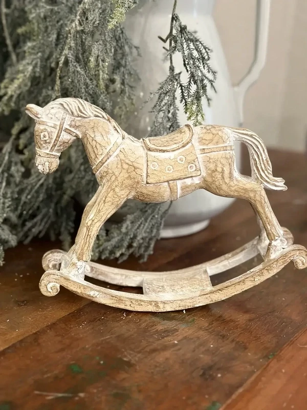 WT Tan Rocking Horse 7x8.75