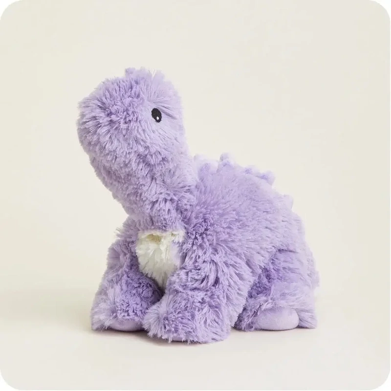 Warmies Purple Long Neck Dino