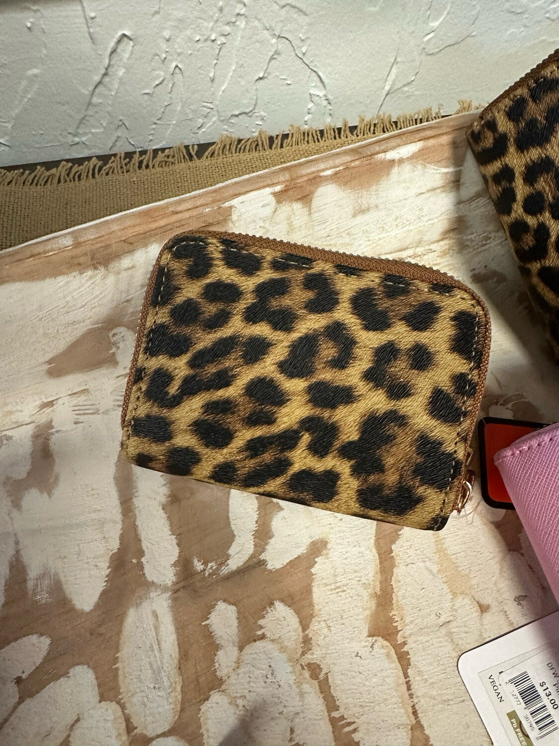 DFW Sm Wallet Leopard