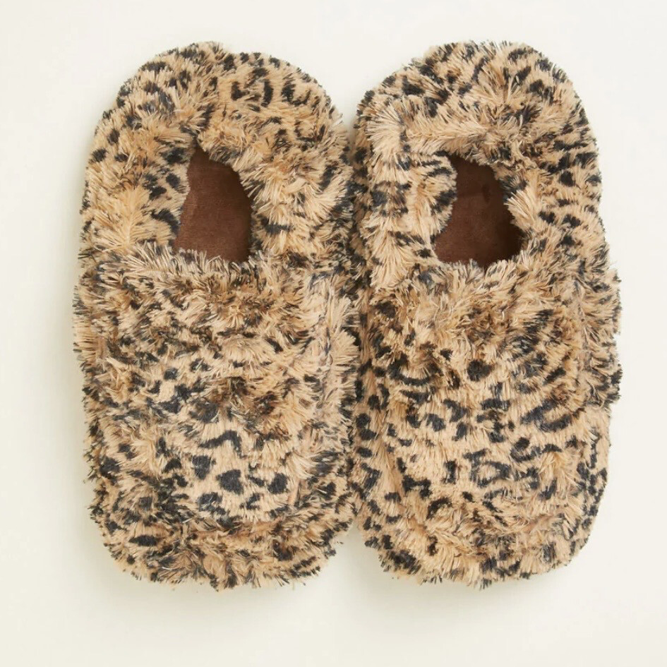 Warmies Slippers Leopard