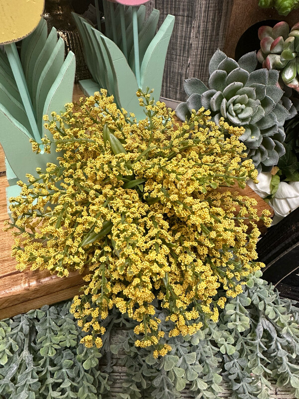 Lan 9&quot; Bursting Astilbe Yellow Half Sphere
