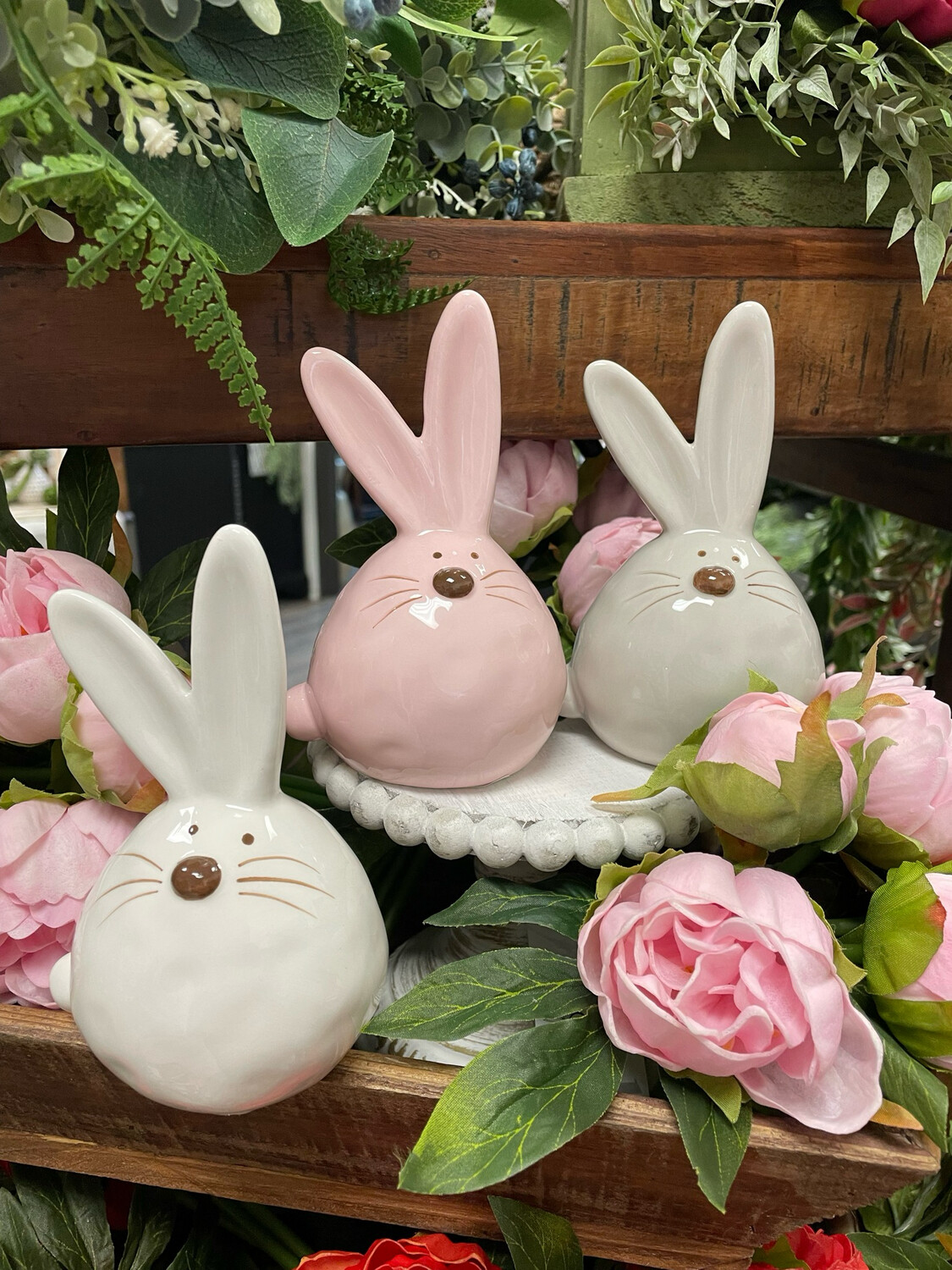 Ger 5.43&quot; White Easter Bunny