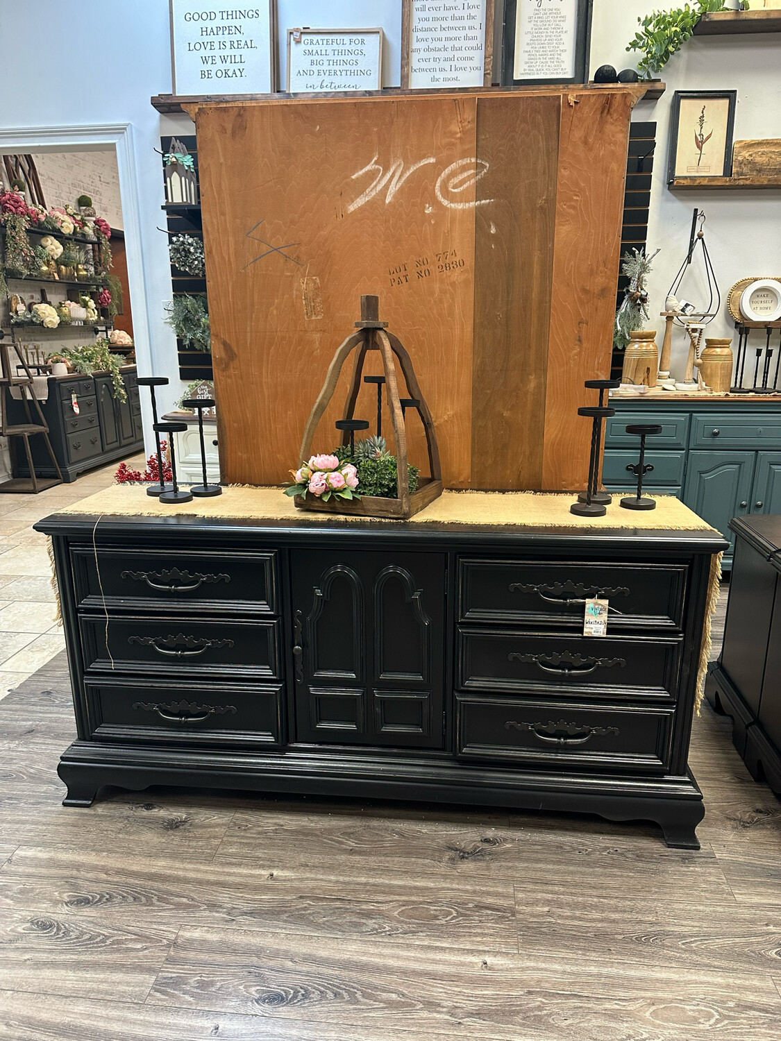 VV Black Dresser 64x19x31-1/4 sale 