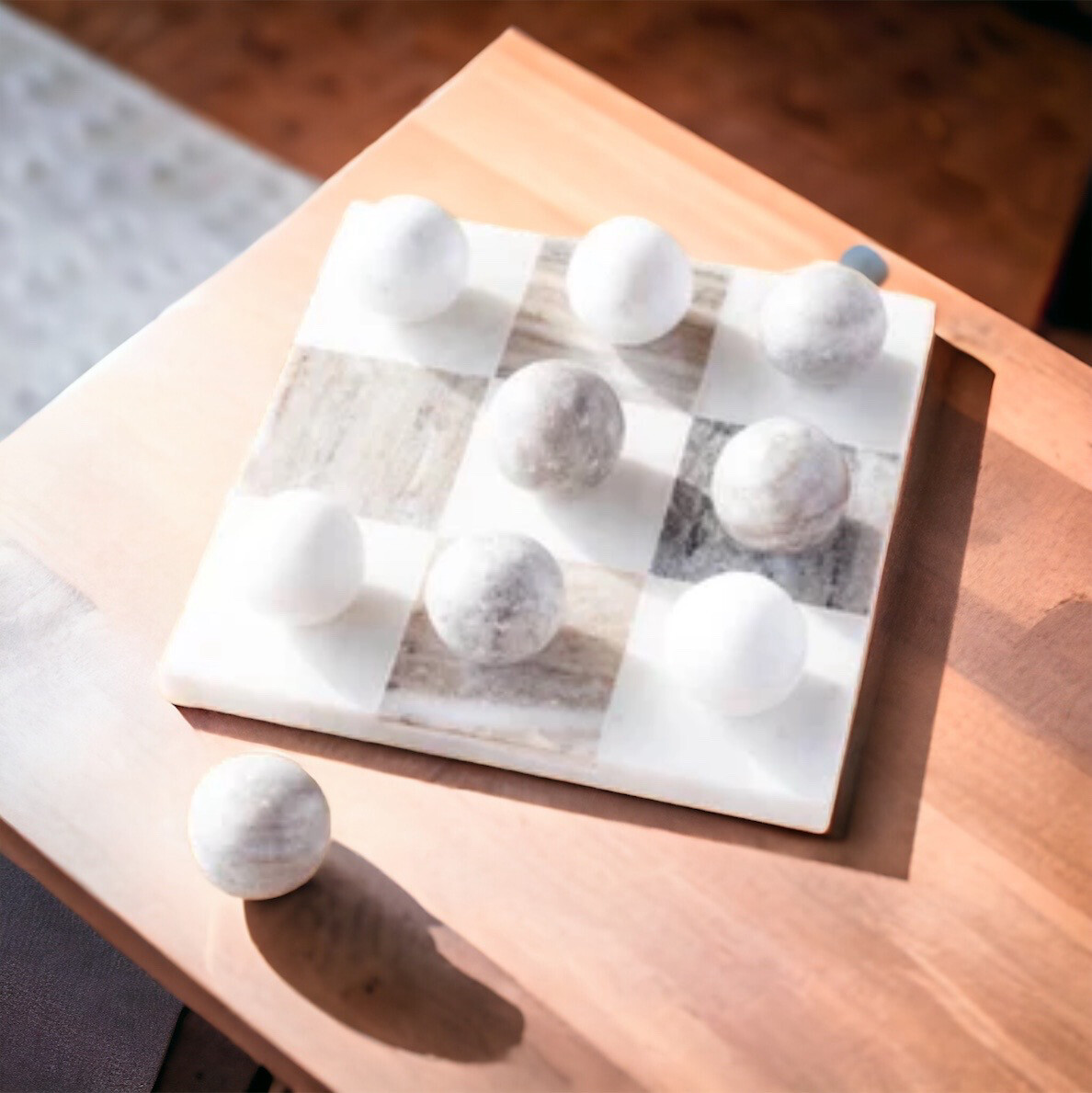 Pdg 7&quot; Marble Tic Tac Toe Game