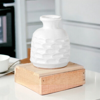Pdg 6" Ceramic Bud Vase