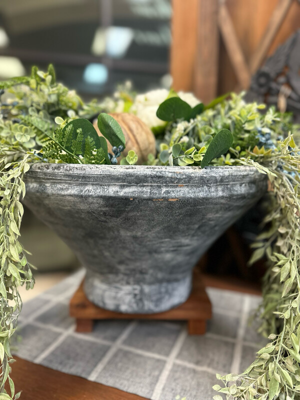 Cima Clay Fruit Bowl 16.5dx8h