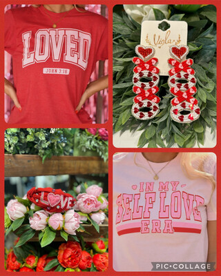 Beaded Headbands/Earrings And Tees