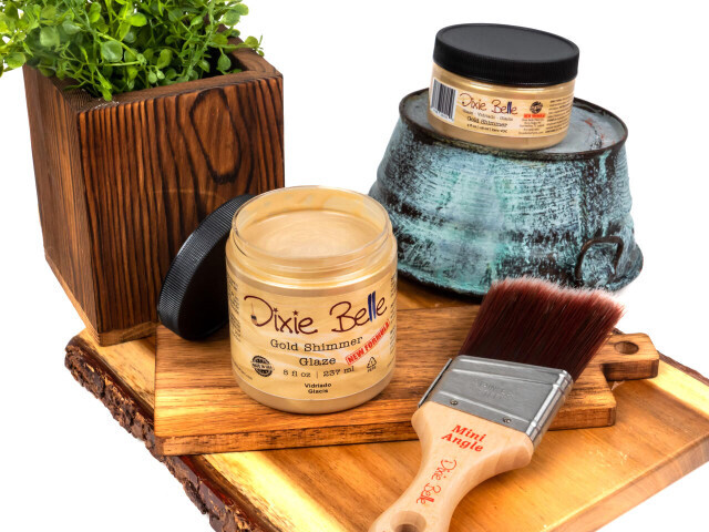 DB Gold Shimmer Glaze 8 Oz