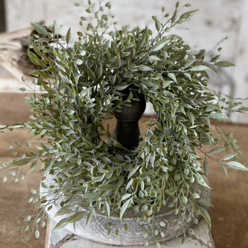 Lan 3&quot; Mixed Sage Candle Ring