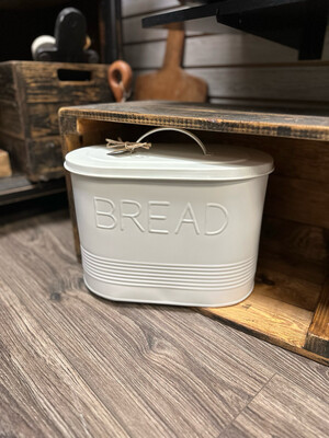 MP Tin Bread Box Embossed 11x13x8