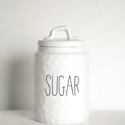 PDG 10" White Sugar Keeper