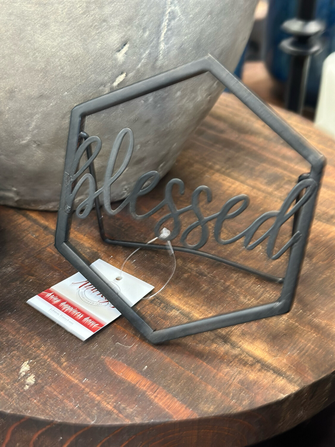 Aud Blk Hexagon Blessed