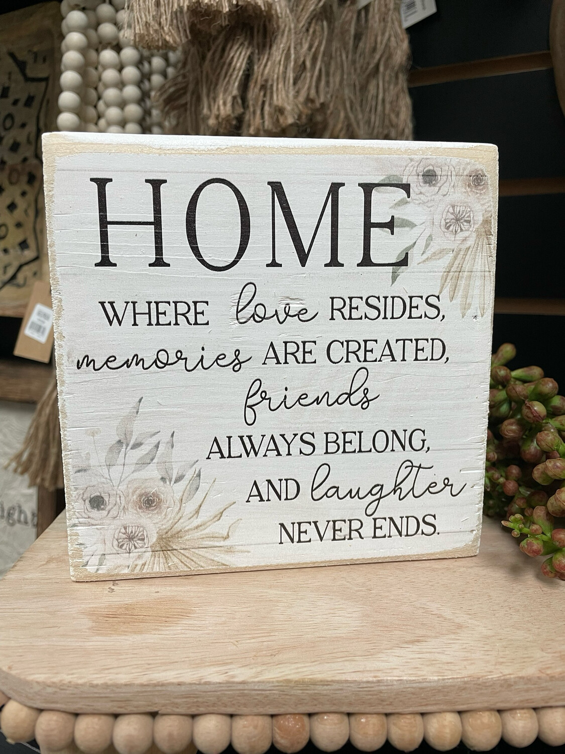 Jarmz 5.5x5.5 Home Love Memories Friends