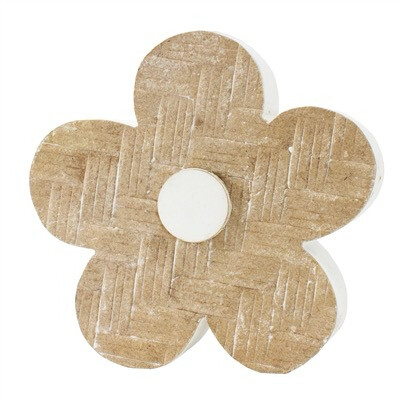 WT Rattan Pattern Daisy Block 4.75&quot;