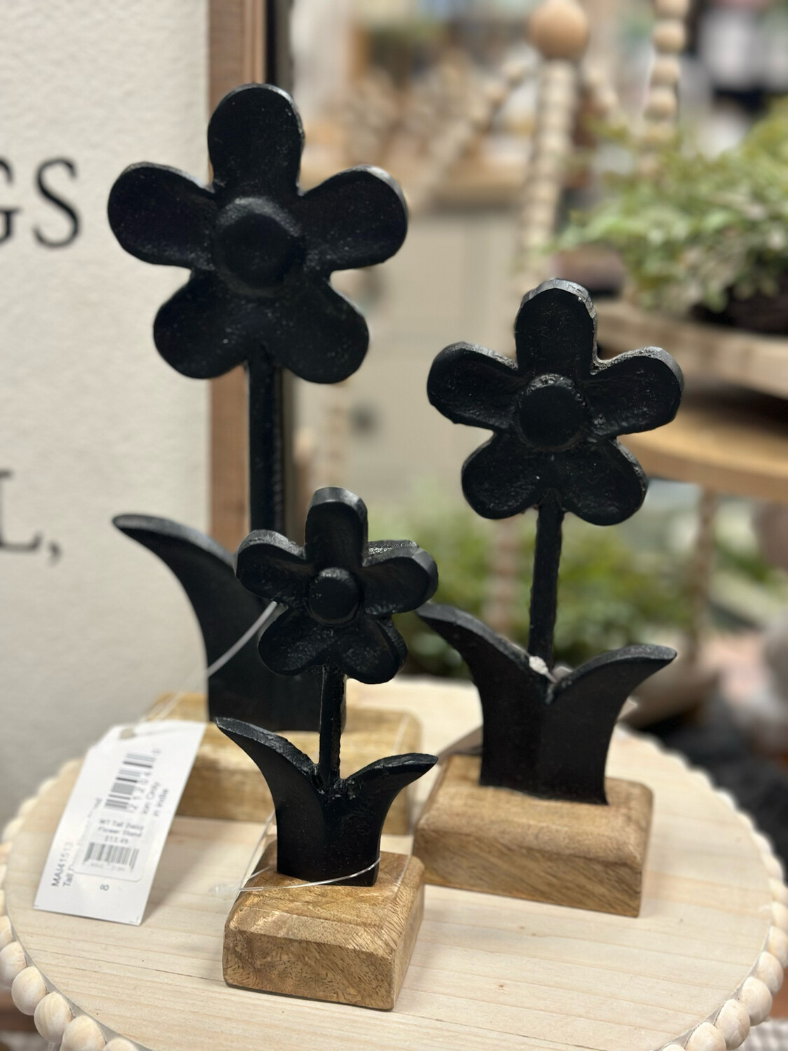 WT Md Daisy Flower Stand 8x3.5x2