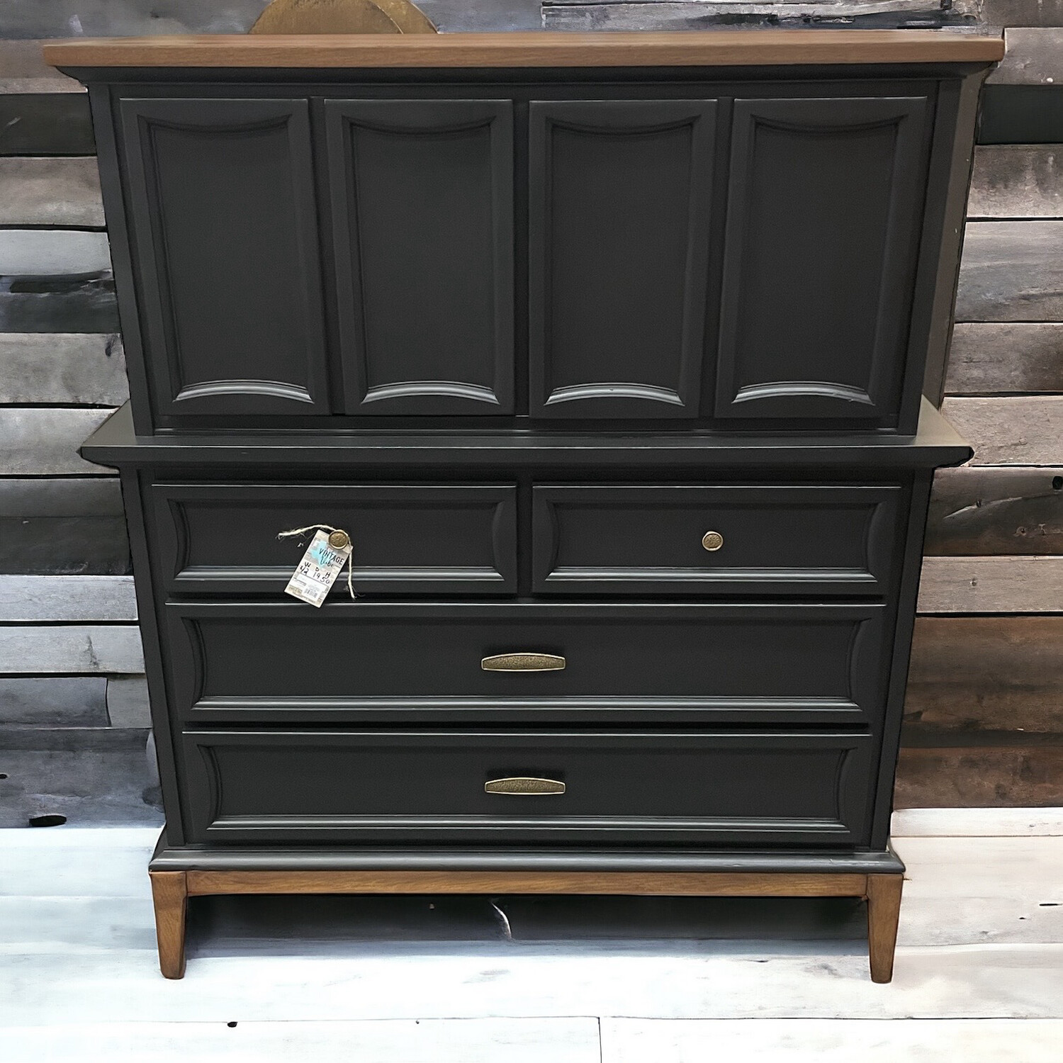 VV Caviar\walnut Chest 42x19x50