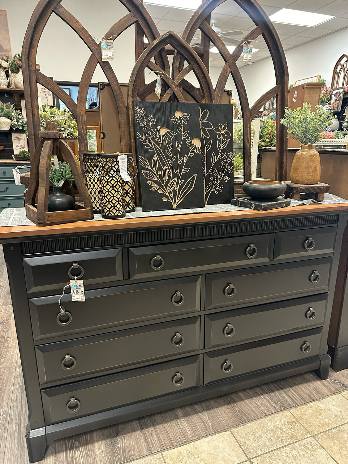 VV Black Dresser 64x17.75x40