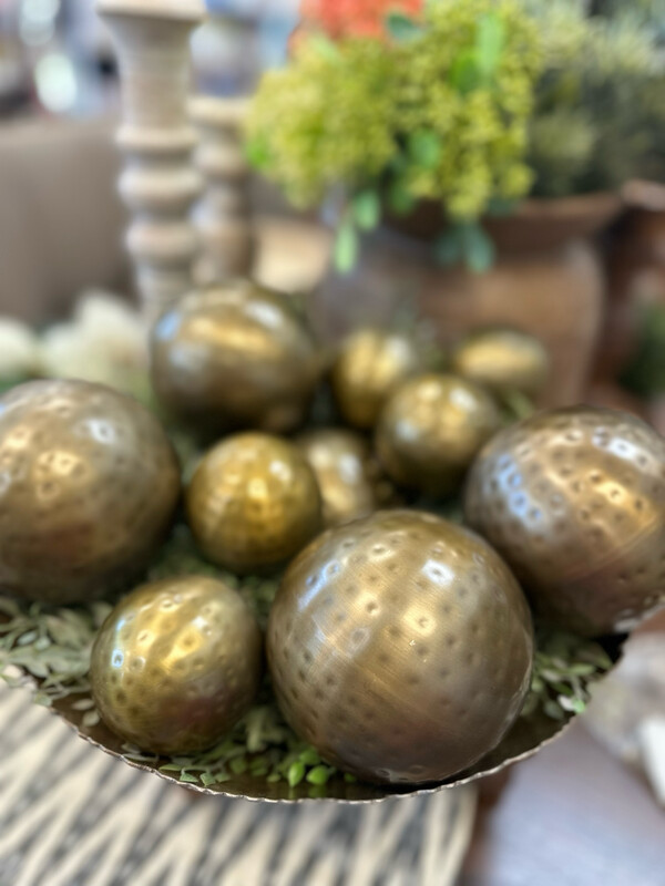 IH 4&quot; Antique Brass Orb