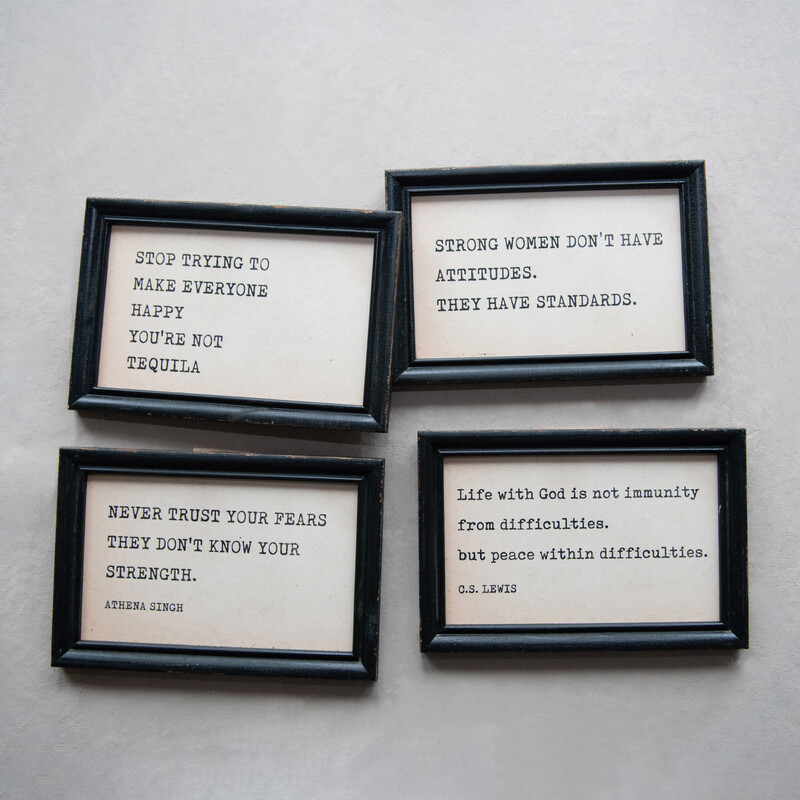 Cco 9x6 Never Trust Your Fears Wall Sign