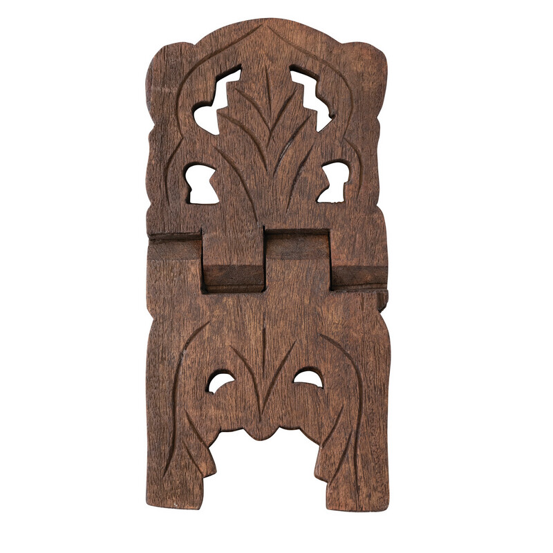 CCO 11.5x7x6 Decorative Reclaimed Wood Book Holder