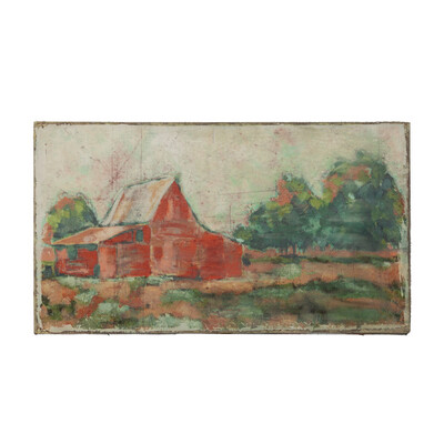 CCO Red Barn Canvas 29.75x16.5