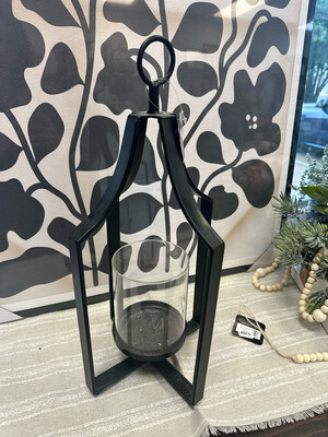 PDG Black Tin Lantern Large