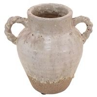 VIP Double Handled Glazed Earthen Vase