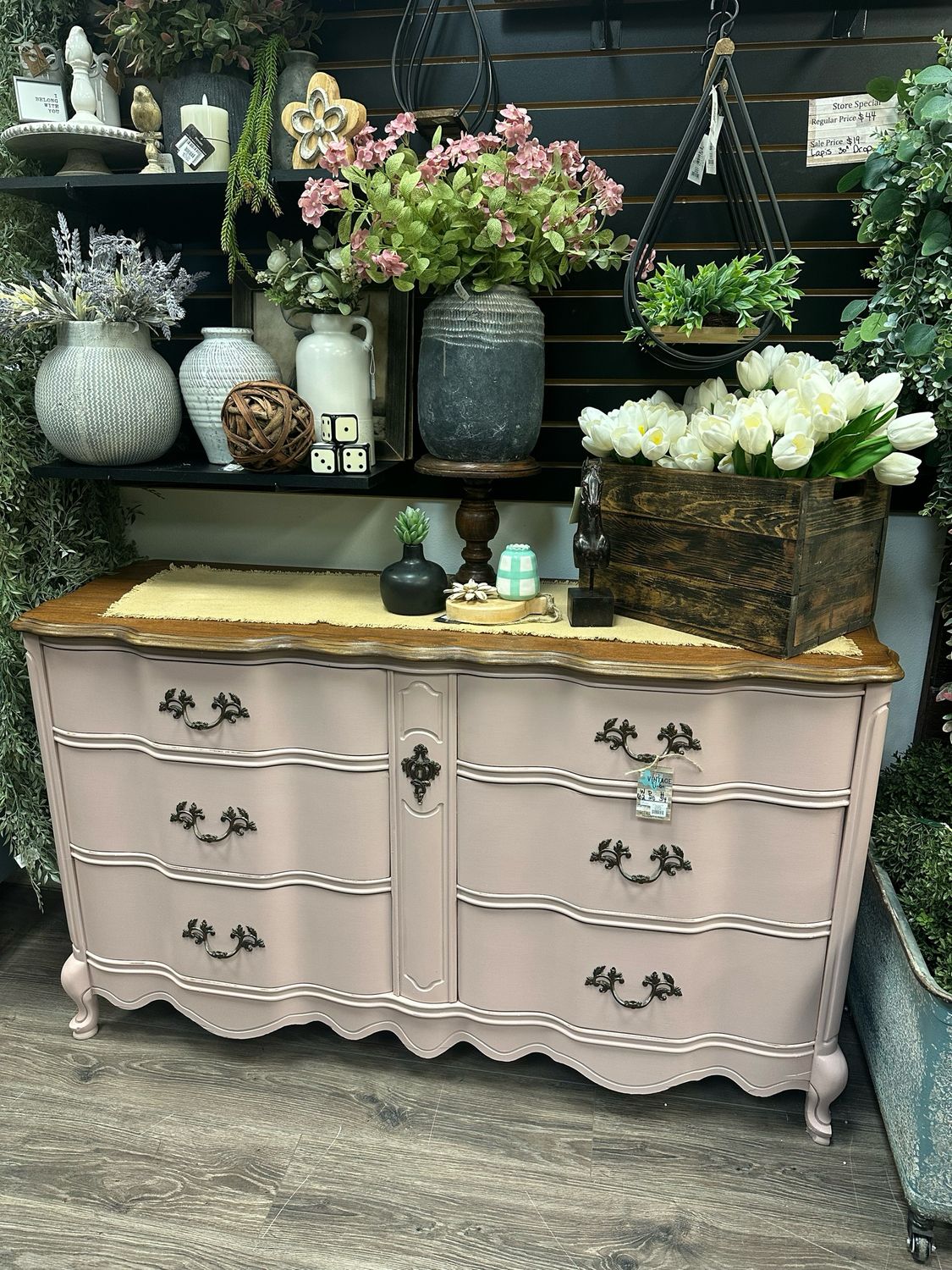 VV Tea Rose FP Dresser 62x20x34 sale 