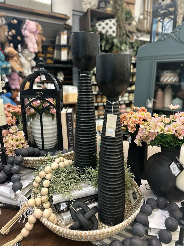 Cco 20" Black Pillar Holder