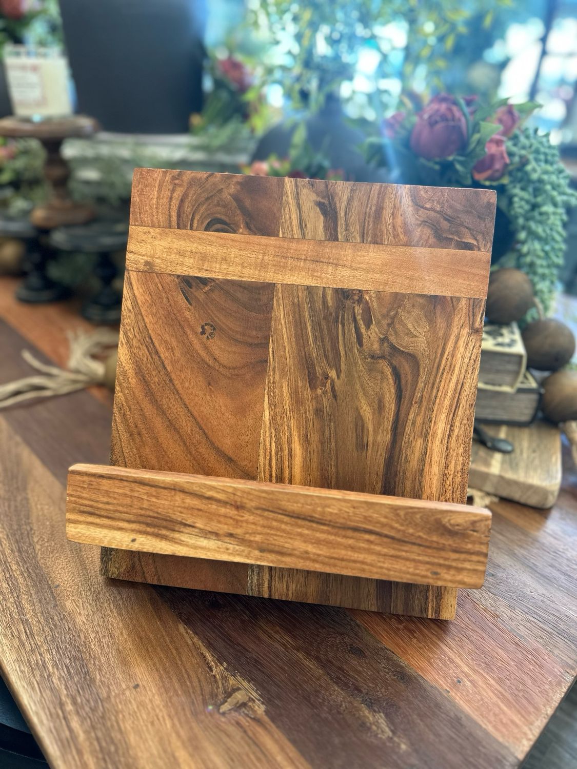 Pdg 12.5&quot; Wood KD Book Stand