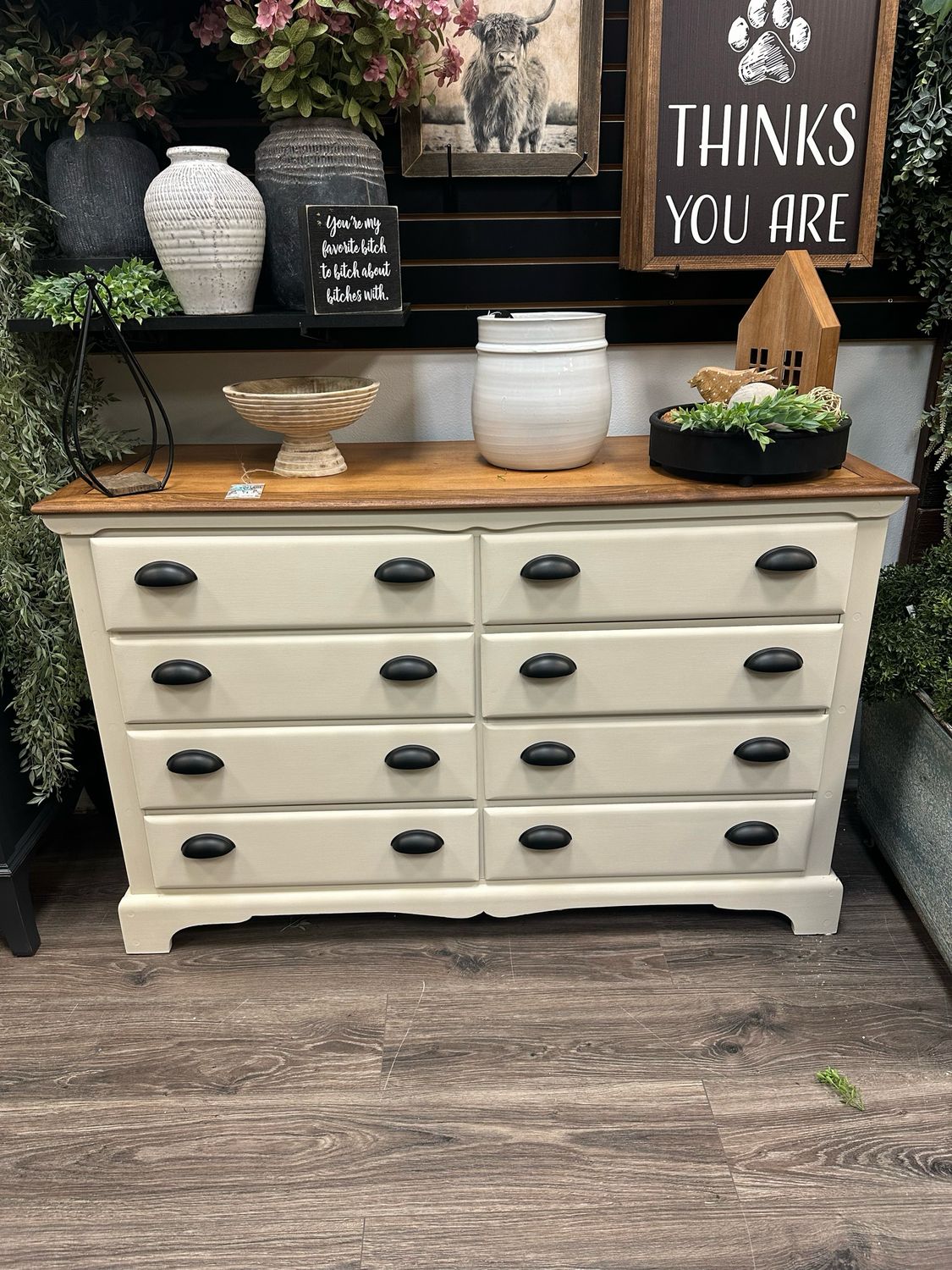 VV Drop Cloth Dixie Dresser 52x19x33 sale 