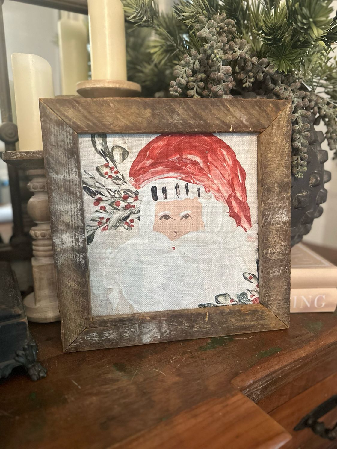 SCM 12x12 Red Santa