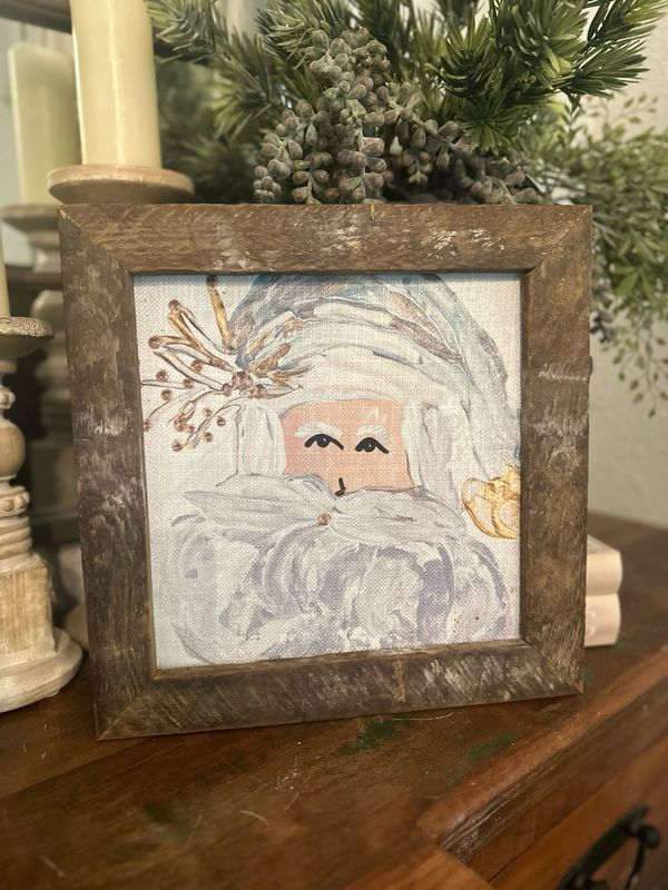 SCM 12x12 Gold Santa