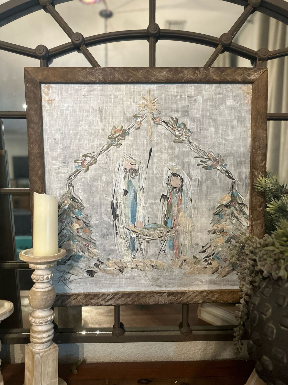 SCM 24x24 Pastel Holy Family