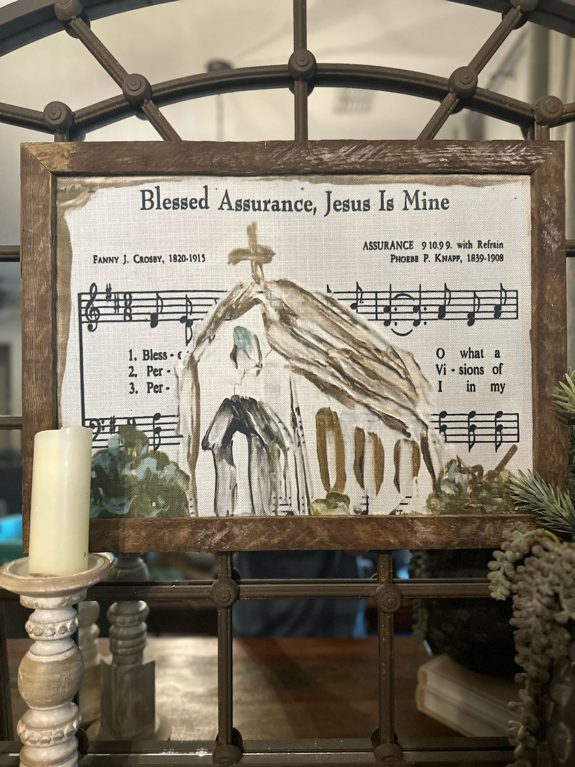 SCM 18x24 Blessed Assurance