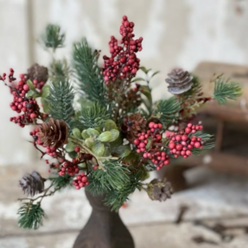 Lan 11" Laden Berry Bush Red