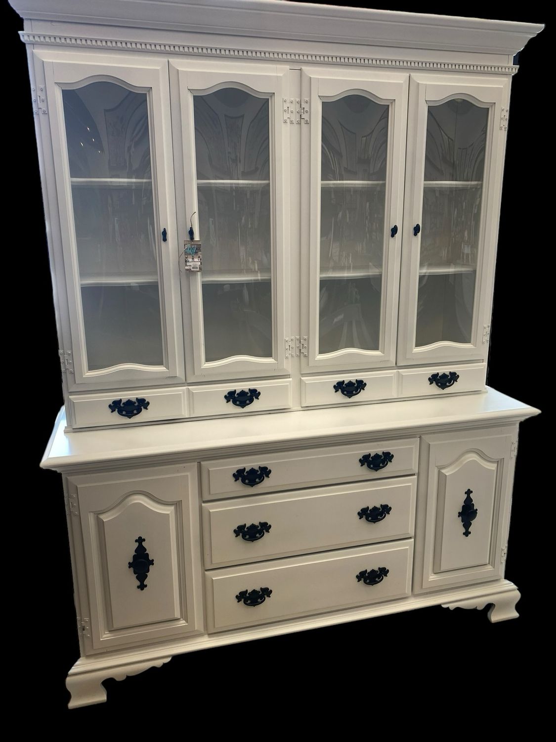 VV Lg White Hutch 60x19x77 sale 