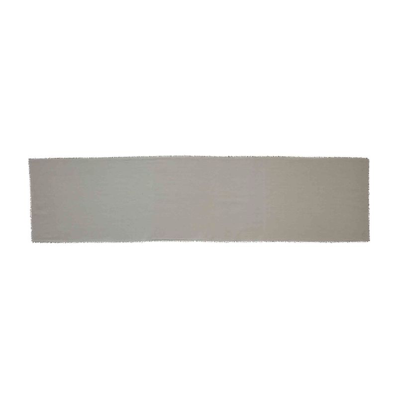 MP Gray Pom Pom Trim Runner