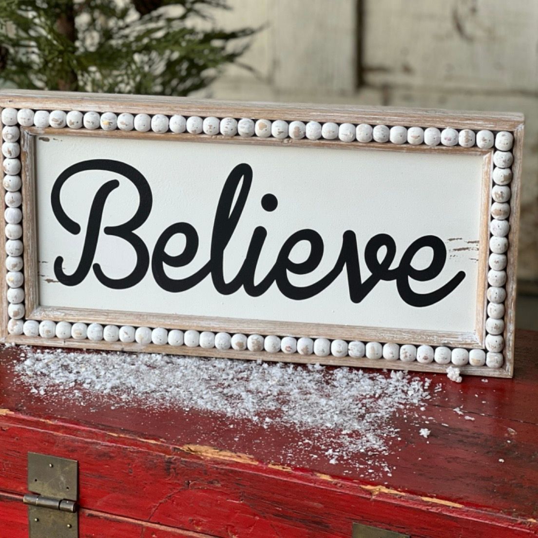 Lan Believe Sign 16x8